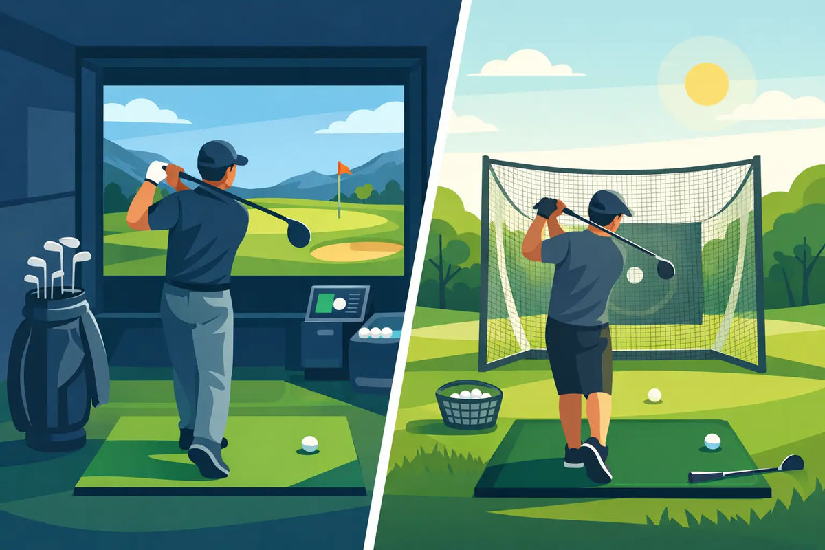 Golf Simulator Versus Net: Which Builds More Game?