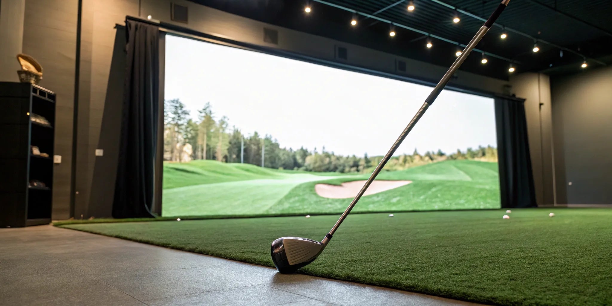 Best budget golf simulator setup for home use.