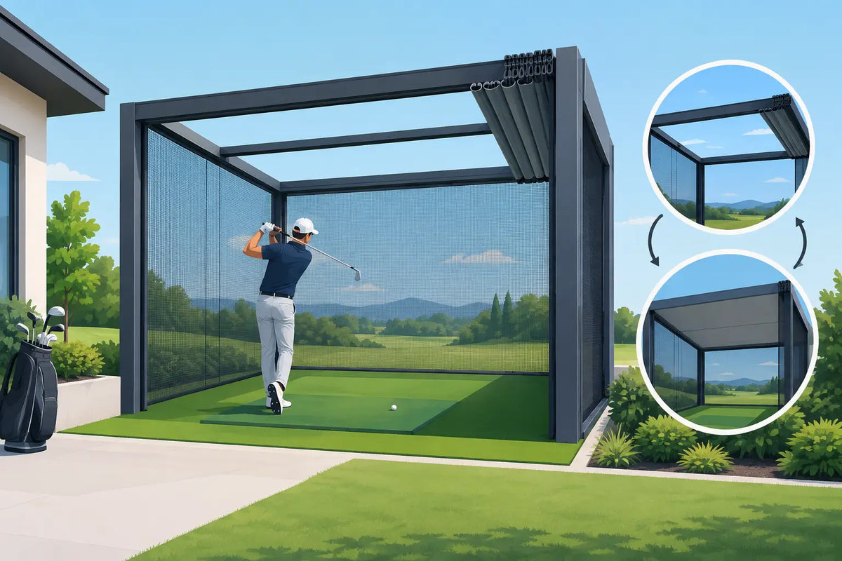 How to Build a Retractable Golf Enclosure
