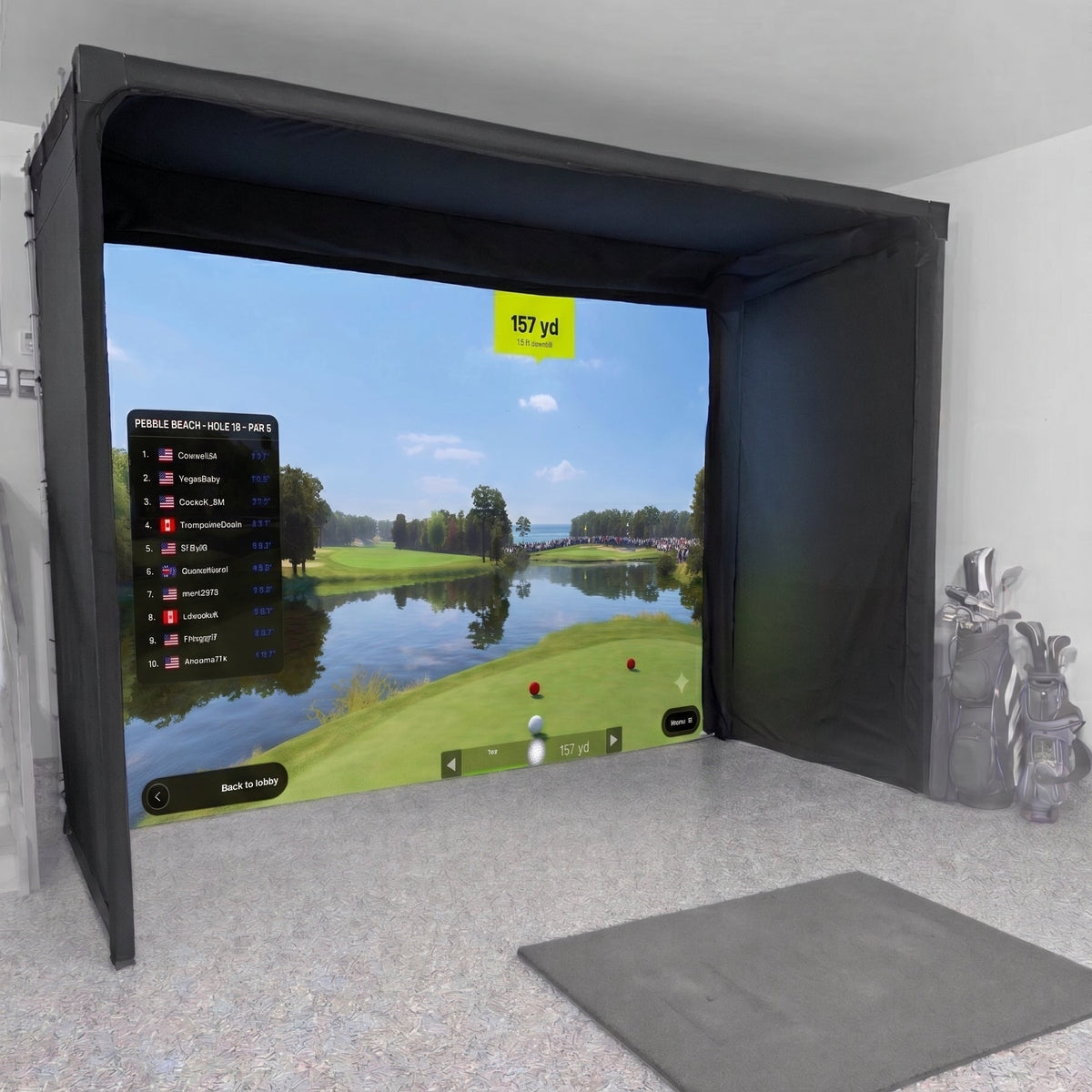 RSG Sports Screen Premium Square Pole Enclosure